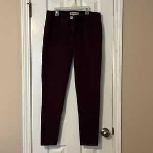 Democracy purple skinny jeans
